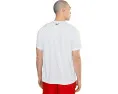 Футболка Nike Hydroguard Outline Swoosh Dri-FIT UV с защитой UPF 40+ и коротким рукавом