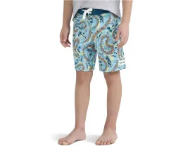 Шорты Hurley Kids Doodle Lei Boardshorts с ярким принтом