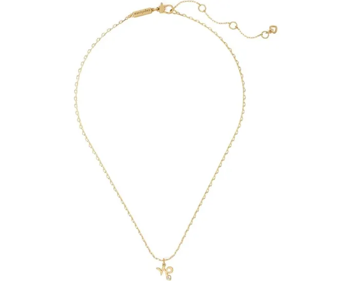 Мини-кулон со знаком зодиака Козерог от Kate Spade New York