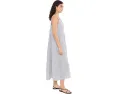 Платье Eileen Fisher с воланами из полосатого органического хлопка