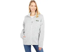 Куртка L.L.Bean Sweater Fleece Full Zip с карманами на молнии и отложным воротником