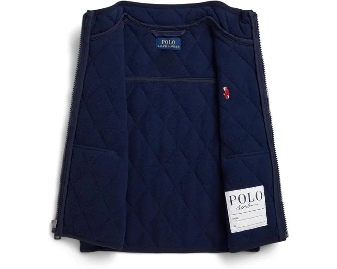 Детский стеганый жилет на флисе Polo Ralph Lauren