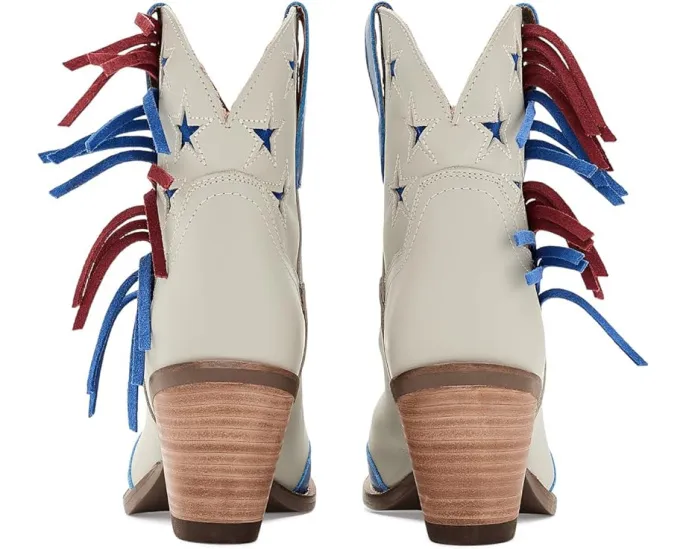 Ковбойские сапоги Dingo Liberty из натуральной кожи с квадратным носком