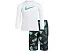 Комплект Nike Kids с длинным рукавом Hydroguard и шортами Volley 5 дюймов (12.7 см)
