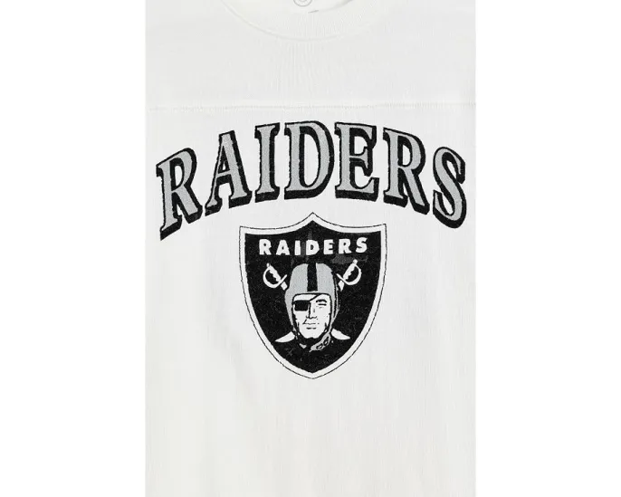 Футболка NFL Las Vegas Raiders с полосатым воротом (Little Kid/Big Kid)