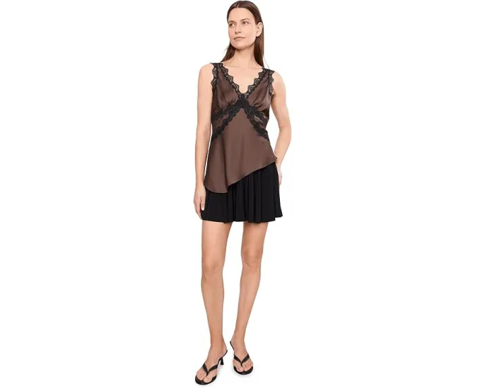 AllSaints топ Silka Lace Cami с кружевной отделкой