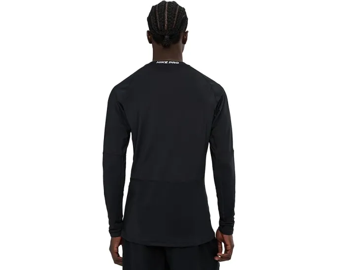 Nike Pro Top Warm лонгслив из френч терри с технологией Dri-FIT