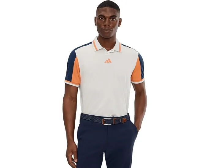 Polo футболка adidas Golf Beyond Vent Twistknit с текстурированным переплетением