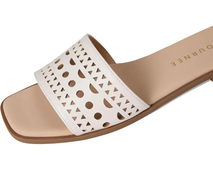 Сандалии Brodie без застежки с ажурными деталями и плоской подошвой