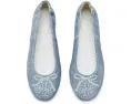 Дорожные балетки Tory Burch Reva Travel с логотипом Double T и стелькой для комфорта