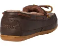 Домашние тапочки-мокасины L.L.Bean Wicked Good Moosehide с подкладкой из овчины