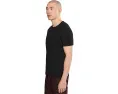 Футболка John Varvatos Stanley Crew с текстурой и черным цветом