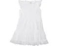 Платье Vineyard Vines Kids Eyelet Ruffle для девочек с рюшами и гипюром