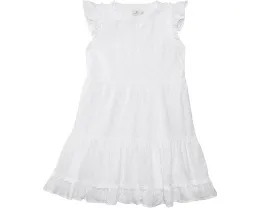 Платье Vineyard Vines Kids Eyelet Ruffle для девочек с рюшами и гипюром