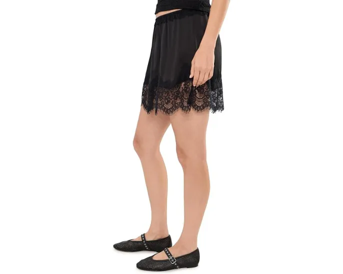 Нижняя юбка Free People Meet Me in The Middle 1/2 Slip кружевная