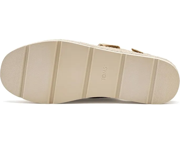 Сандалии TOMS Giana на платформе с регулируемой застежкой на липучке