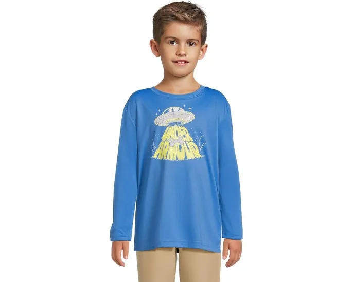 Under Armour Kids Футболка с длинным рукавом UFO Tech с космическим принтом