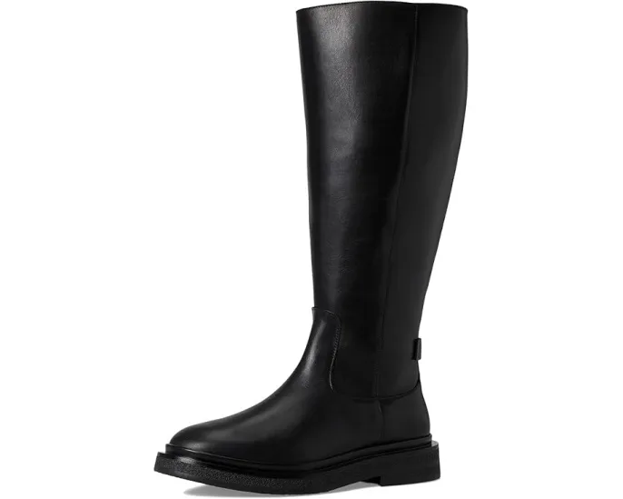 Высокие кожаные сапоги AllSaints Escher до колена