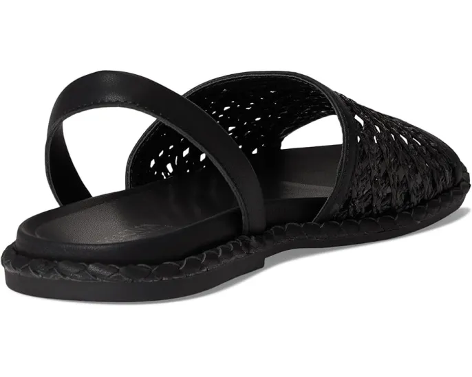 Плоские босоножки Saavi с ремешком через пятку и блестящим декором