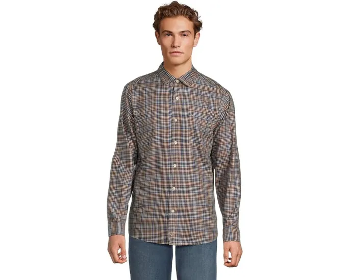 Сорочка Johnston & Murphy Non-iron с технологией немнущейся ткани и контрастными деталями