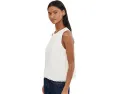 Блуза Madewell Lace-Trim Pleated Shell из льна