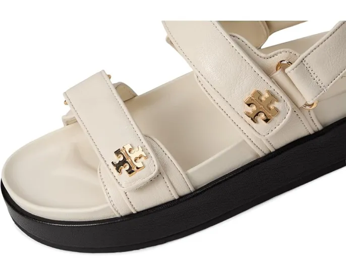 Спортивные сандалии Tory Burch Kira с кожаной стелькой и резиновой подошвой