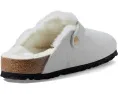 Классические сабо Boston с овчиной из мягкой замши Birkenstock
