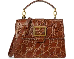 Сумка-сатчел Small Hallie с расширяющимися боками и цепной ручкой Brahmin