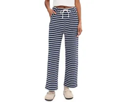Брюки Livie Stripe Pants в полоску с широкими штанинами и поясом на шнурке