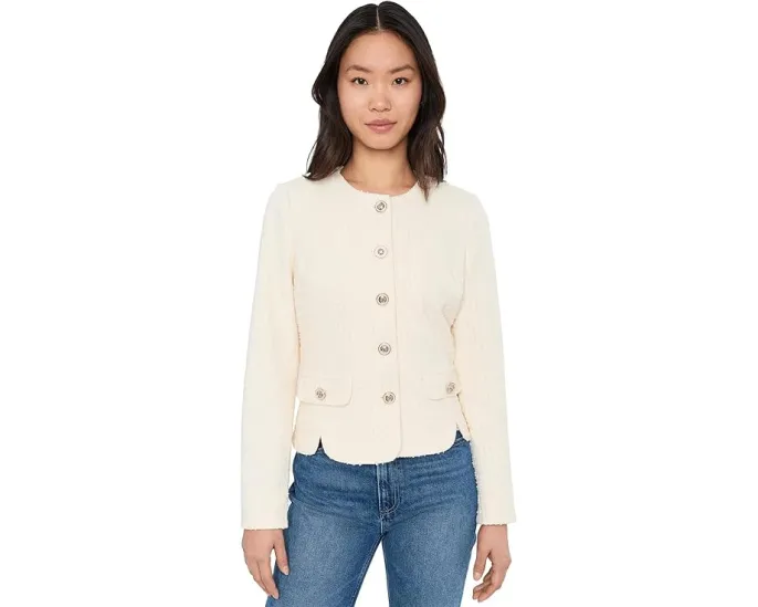 Жакет Liverpool Los Angeles без воротника с фигурным краем и клапанами