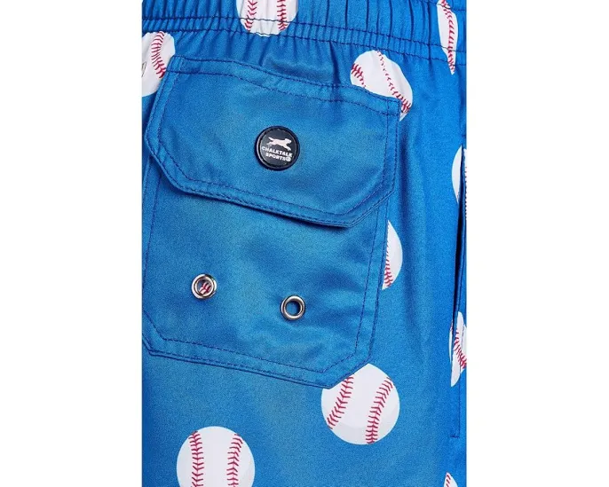 Детские плавки Baseball Swim Trunks от ChalkTalk SPORTS с бейсбольным принтом