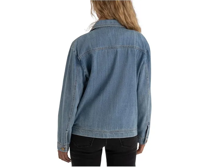 Джинсовый жакет Loretta с длинным рукавом от KUT from the Kloth