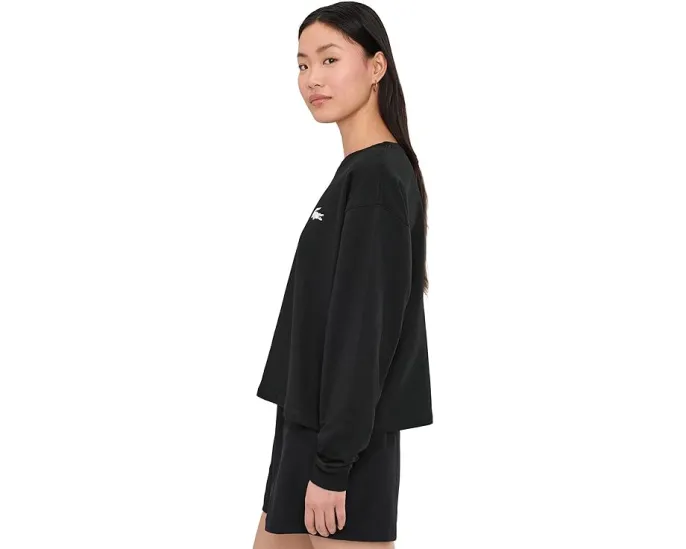 Толстовка Lacoste Fleece Lounge с принтом крокодила