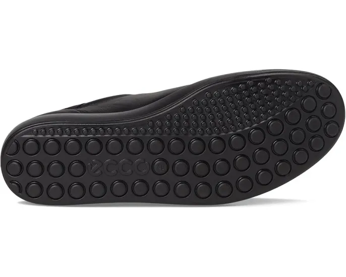 Кроссовки ECCO Soft 7 Side Zip Lace с боковой молнией и кожаным верхом