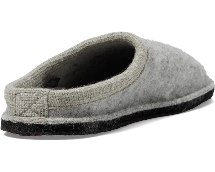 Тапочки Haflinger Songbird из вареной шерсти с противоскользящей подошвой