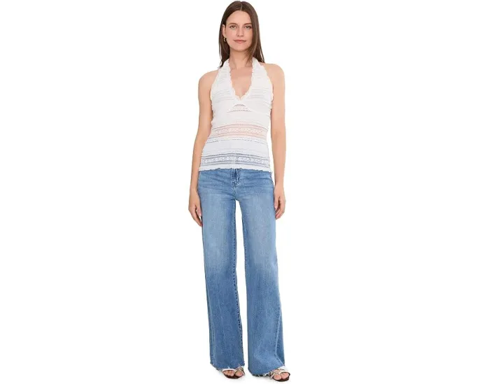 Топ Flirty Frills Halter Free People кружевной
