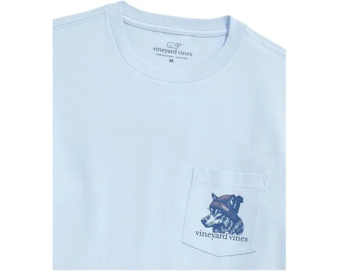 Vineyard Vines футболка с длинным рукавом и принтом лыжного хаски