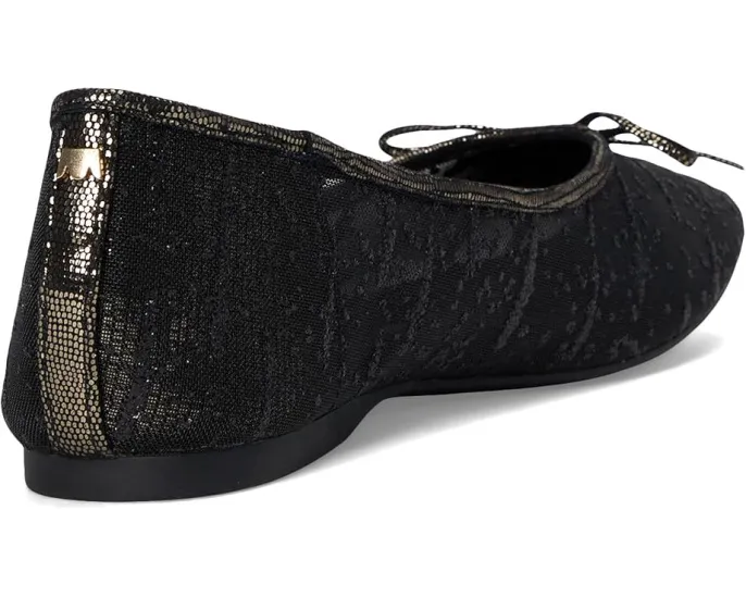 Балетки Birdies The Songbird из сетки с блестками и бантом