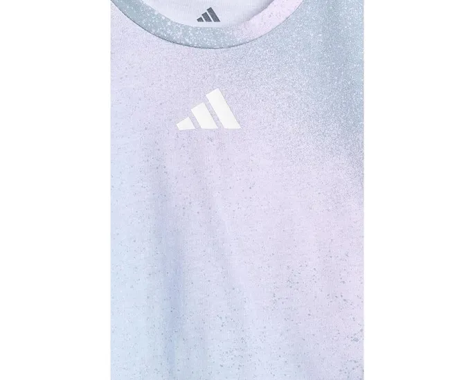 Детский комплект adidas Kids из футболки и юбки-шорт с принтом