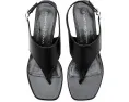 Сандалии Stuart Weitzman Baby Babette Thong на каблуке черные