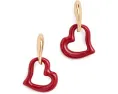 Серьги-подвески Amour от Kate Spade New York с сердечком и застежкой-бабочкой