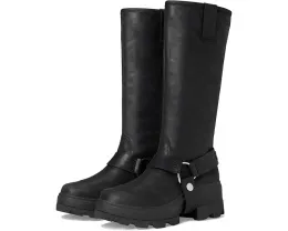 SOREL Ботинки Joan Frwd Tall до середины икры из кожи на массивном каблуке