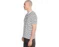 Футболка Lacoste из хлопка в полоску с вышитым логотипом