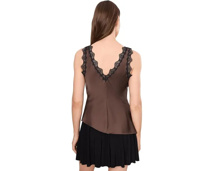 AllSaints топ Silka Lace Cami с кружевной отделкой