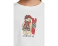 Burberry Kids Футболка Cedar Teddy с принтом мишки для детей из хлопка