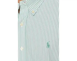 Классическая рубашка поло из хлопка с полосками и стрейчем Polo Ralph Lauren