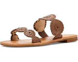 Сандалии Jack Rogers Lauren II на плоской подошве с цветочным декором