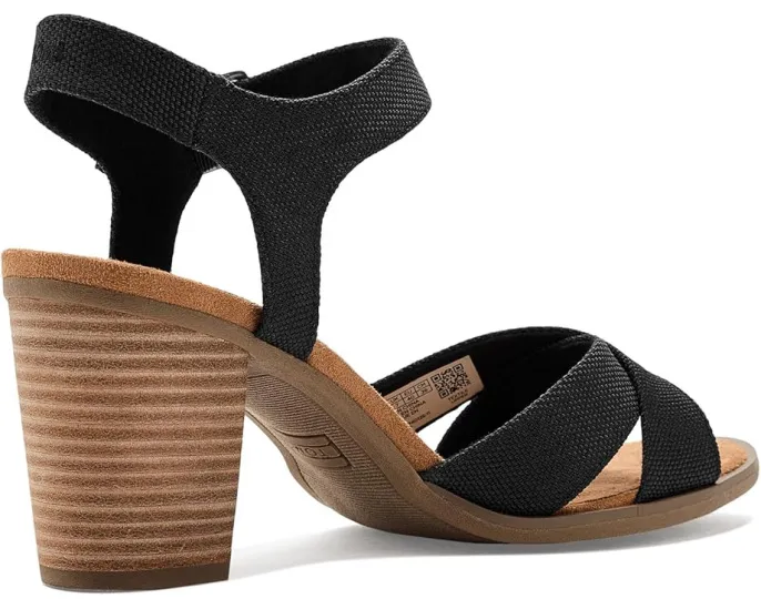 Сандалии TOMS Majorca Ankle Strap на квадратном каблуке с ремешком на щиколотке