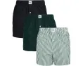 3 пары трусов-боксеров Lacoste из полосатого хлопкового поплина