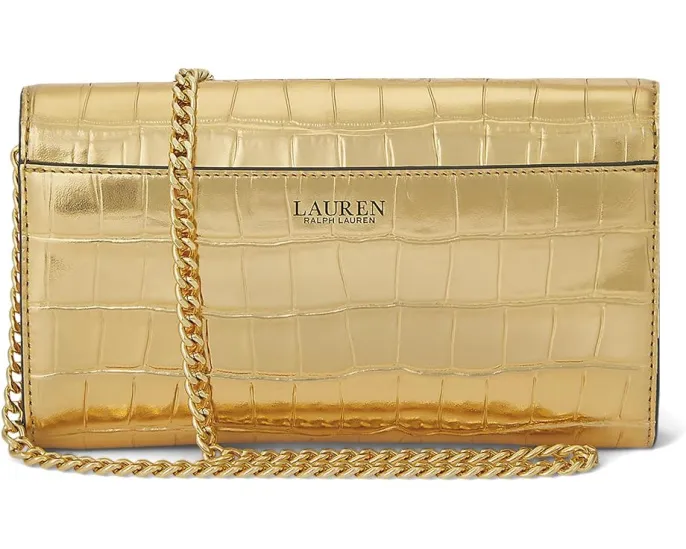 Lauren Ralph Lauren Металлическая сумка кроссбоди Adair II среднего размера